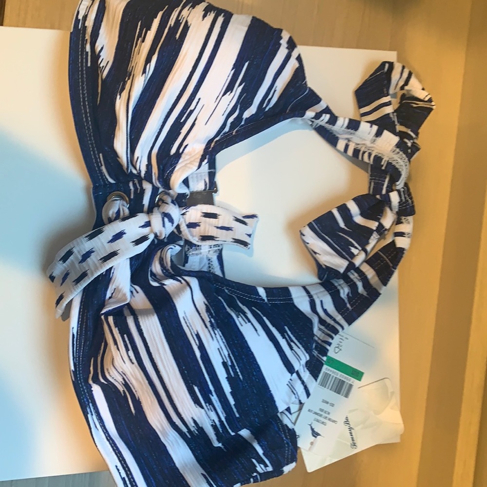 Tommy Bahama Canyon Sky Bikini Top Size L NEW $99